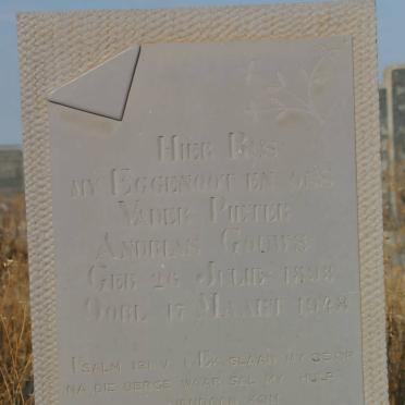 GOUWS Pieter Andrias 1893-1948