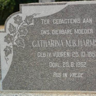 HARMSE Catharina M.B. nee V. VUUREN 1859-1962