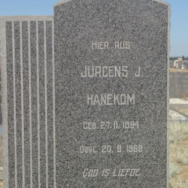 HANEKOM Jurgens J. 1894-1968 &amp; Helena W. 1896-1966