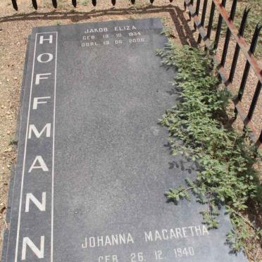 HOFFMANN Jakob Eliza 1934-2006 &amp; Johanna Magaretha 1940-