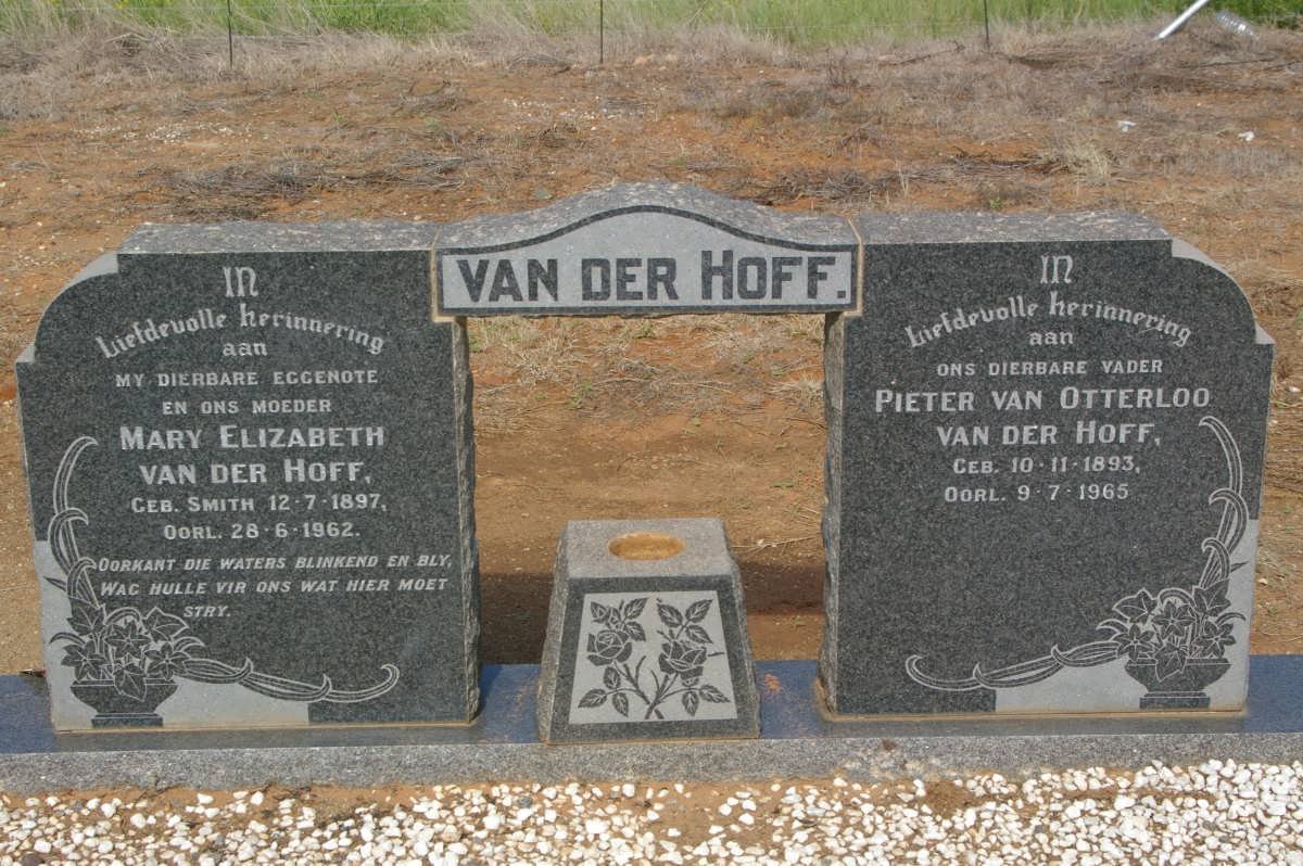 HOFF Pieter Van Otterloo, van der 1893-1965 &amp; Mary Elizabeth SMITH 1897-1962