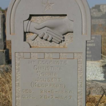 JOUBERT Christina Sophia nee KLOPPERS 1884-1947