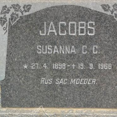 JACOBS Susanna C.C. 1898-1966