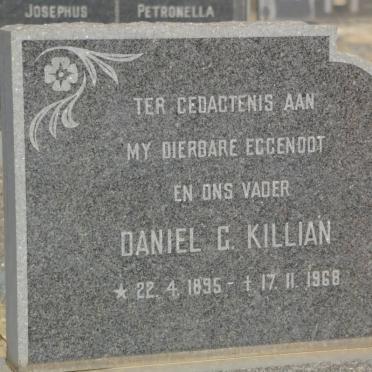 KILLIAN Daniel G. 1895-1968