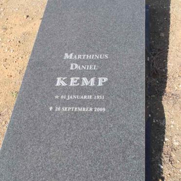 KEMP Marthinus Daniel 1931-2009