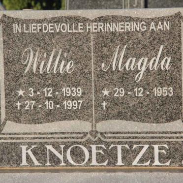 KNOETZE Willie 1939-1997 &amp; Magda 1953-