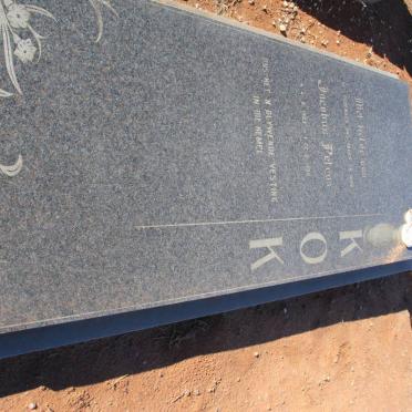 KOK Jacobus Petrus 1923-1986