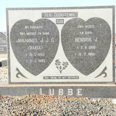 LUBBE Hendrik J. 1900-1993 &amp; Johannes J.J.G. 1902-1985