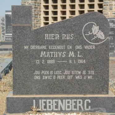 LIEBENBERG Mathys M.L. 1889-1964