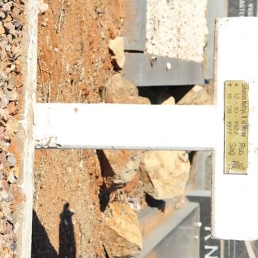 MERWE Johannes Mathys R., v.d. 1927-1977