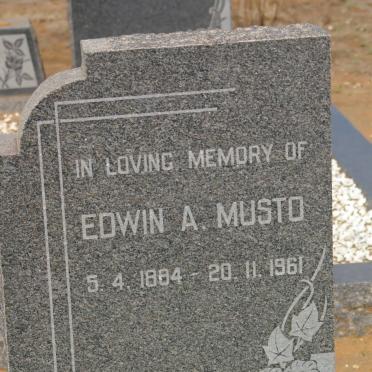 MUSTO Edwin A. 1884-1961