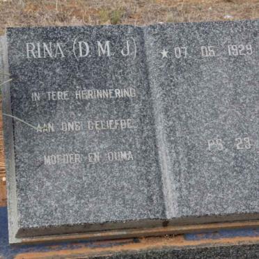 MAREE P.J. 1925-1992 &amp; D.M.J. 1929-