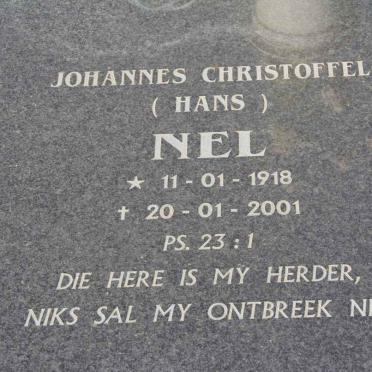 NEL Johannes Christoffel 1918-2001