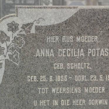 POTAS Anna Cecilia nee SCHOLTZ 1895-1968
