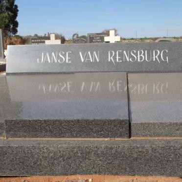 RENSBURG Jacobus Hendrikus, Janse van 1938-1993
