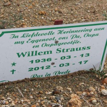 STRAUSS Willem 1936-2012
