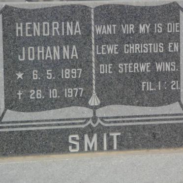 SMIT Hendrina Johanna 1897-1977
