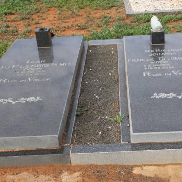 SMIT Izak Du Plessis 1931-1992 &amp; Johanna Frances Geldenhuys HOLLOWAY 1915-2004 :: JACOBSZ Japie 1970-1992