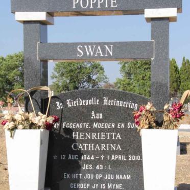 SWAN Henrietta Catharina 1944-2010