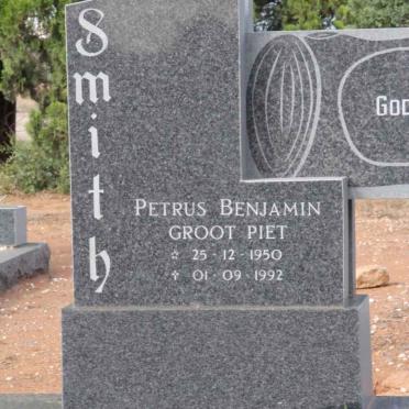 SMITH Petrus Benjamin 1950-1992