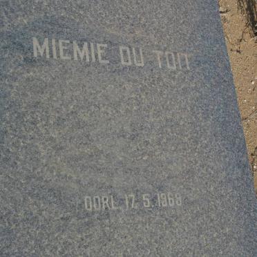 TOIT Miemie, du -1969