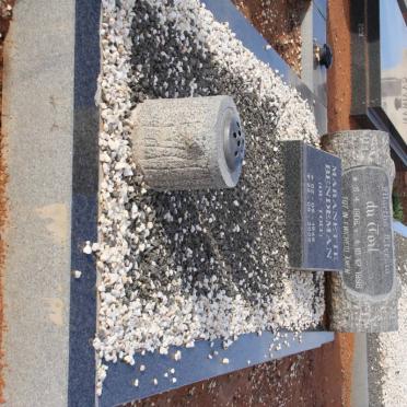 TOIT Martha Etresia, du 1906-1996 :: BENDEMAN Maranette nee du TOIT 1946-2002