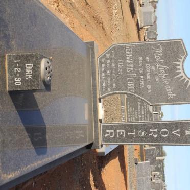 VORSTER Gerhardus Petrus 1957-1990