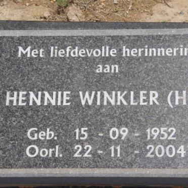 WINKLER H.J.L. 1952-2004