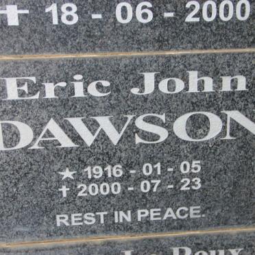 DAWSON Eric John 1916-2000