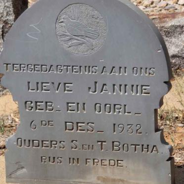 BOTHA Jannie -1932-1932