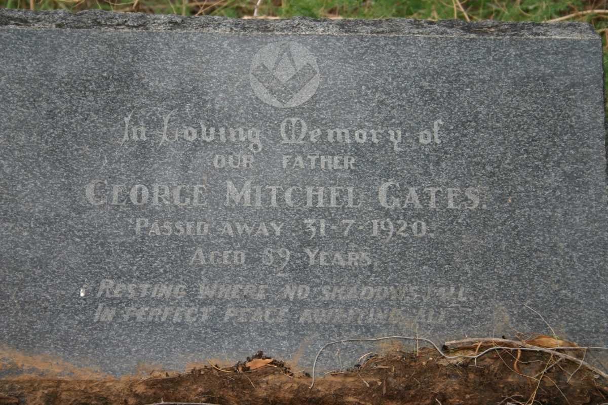 GATES George Mitchel -1920