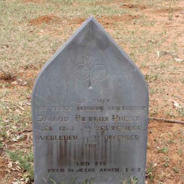 HURST Dawid Petrus 1863-1918