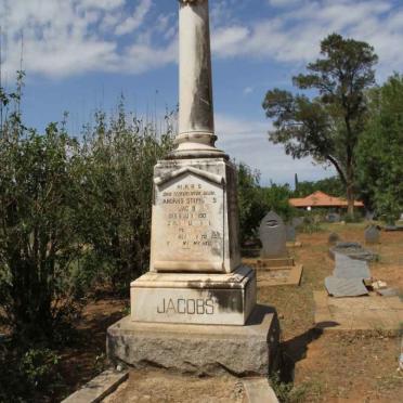 JACOBS Andries Stephanus 1908-1931