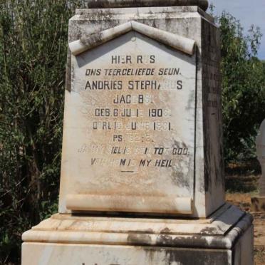 JACOBS Andries Stephanus 1908-1931