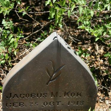 KOK Jacobus M. 1918-1918