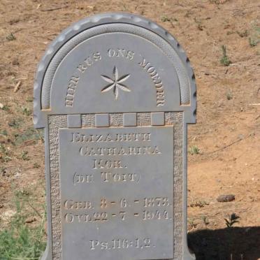 KOK Elizabeth Catharina nee DU TOIT 1873-1944