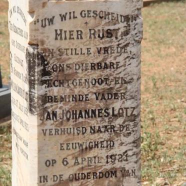 LOTZ Jan Johannes -1921 :: LOTZ Willem Jakobus 1859-1923