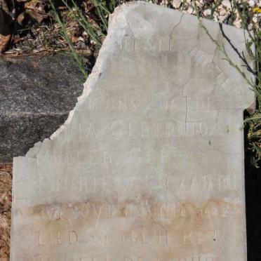 MULLER Maria Gertruida nee FOURIE ?-1932