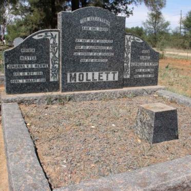 MOLLETT Daniel Cornelius v.d. Spuy 1860-1941 &amp;  Hester Johanna v.d. MERWE 1866-1938