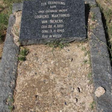 NIEKERK Lourens Marthinus, van 1851-1940