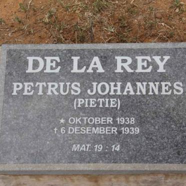 REY Petrus Johannes, de la 1938-1939