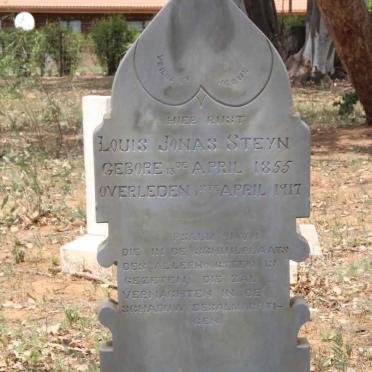 STEYN Louis Jonas 1855-1917