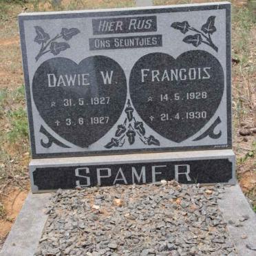 SPAMER Dawie W. 1927-1927 :: SPAMER Francois 1928-1930