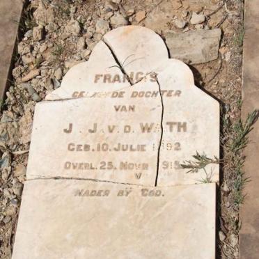 WATH Francis, v.d. 1892-1915