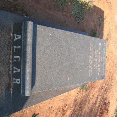 ALGAR Cornelia Anna 1911-1977