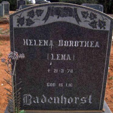 BADENHORST Helena Dorothea -1978