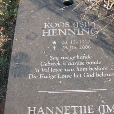 HENNING J.S.J.P. 1917-2006