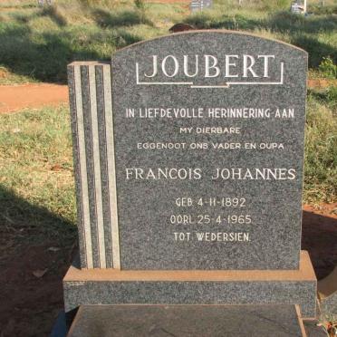 JOUBERT Francois Johannes 1892-1965