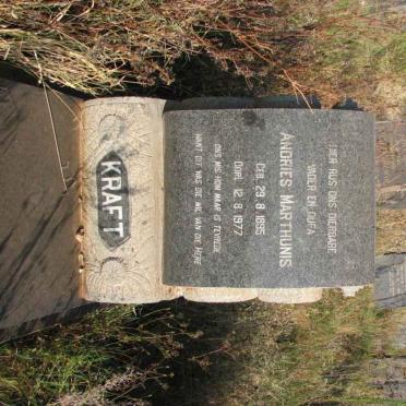 KRAFT Andries Marthunis 1895-1977