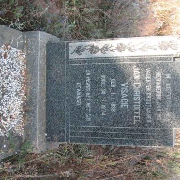 VISAGIE Jan Christoffel 1889-1974